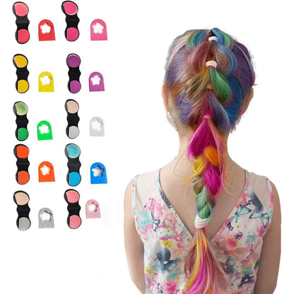Colayerist 10PCS temporary hair chalk set front view