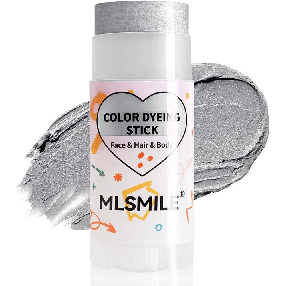 Tayning silver gray hair dye stick front product view