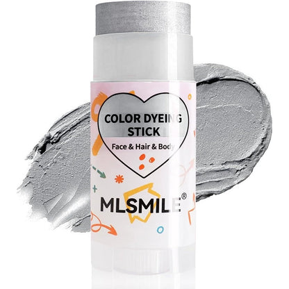 Tayning silver gray hair dye stick front product view