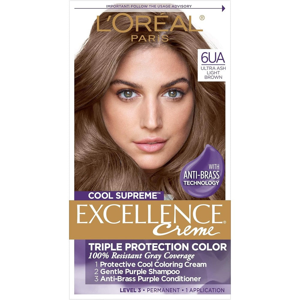 L'Oreal Paris Excellence Cool Supreme Ultra Ash Light Brown box front view
