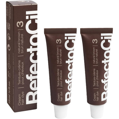 RefectoCil Cream Hair Dye Two Pack front view professional eyebrow tint packaging