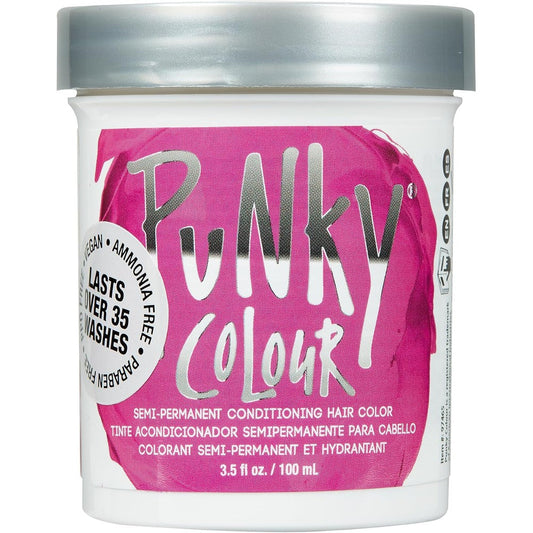 Punky Flamingo Pink semi permanent hair color front view jar