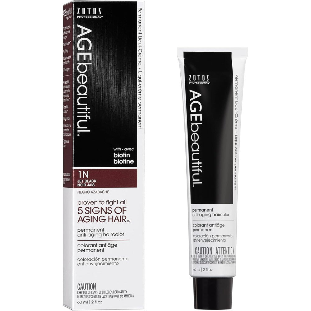 AGE beautiful Permanent Hair Color Dye Liqui Creme front view salon hair color