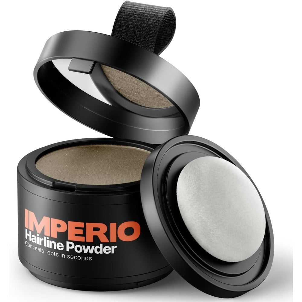Imperio Root Touch Up Hair Powder Light Brown front view