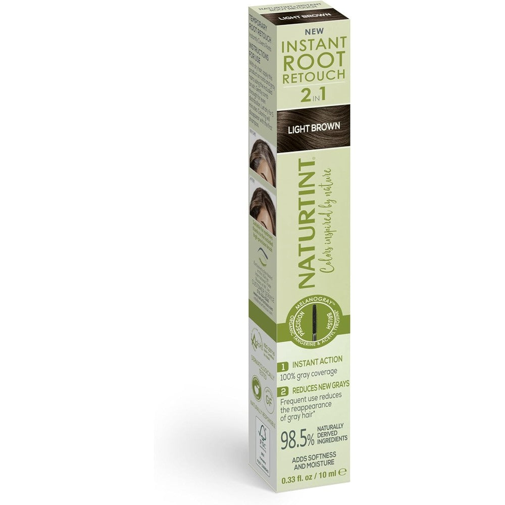 Naturtint Instant Root Retouch Light Brown front view packaging