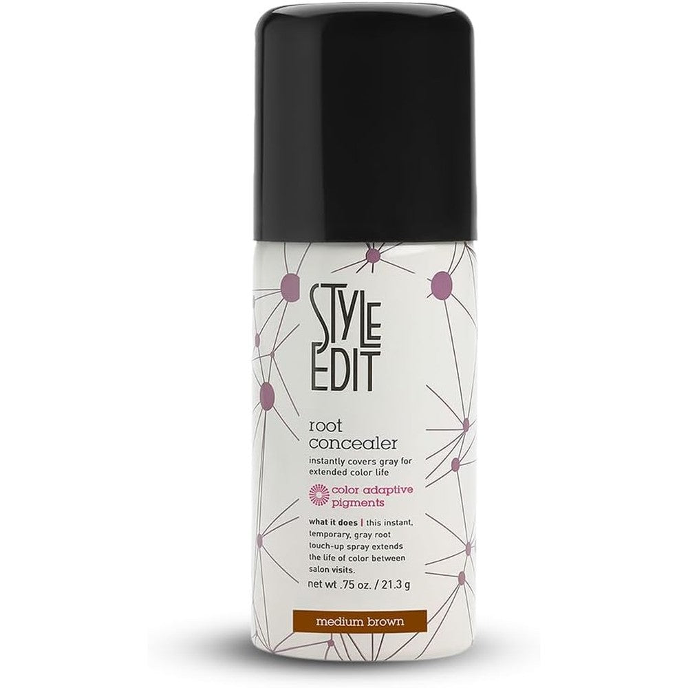 Style Edit Root Touch Up Spray for Medium Brown Hair bottle front view