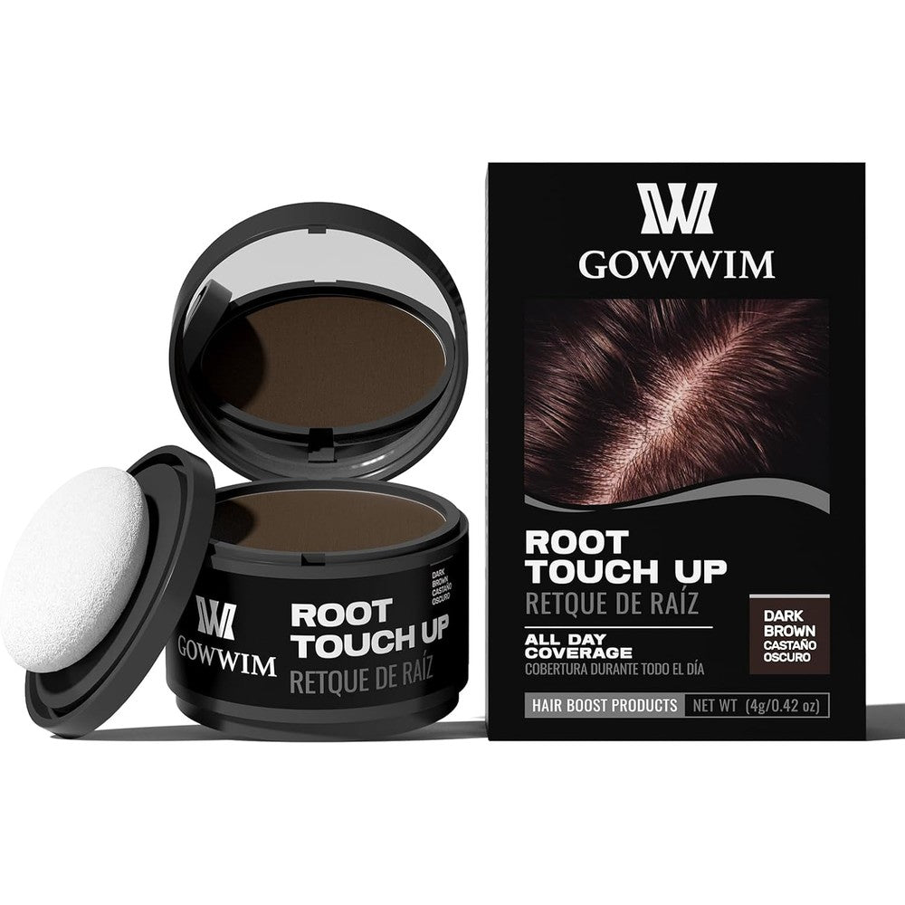Gowwim Hairline Powder Dark Brown front view packaging