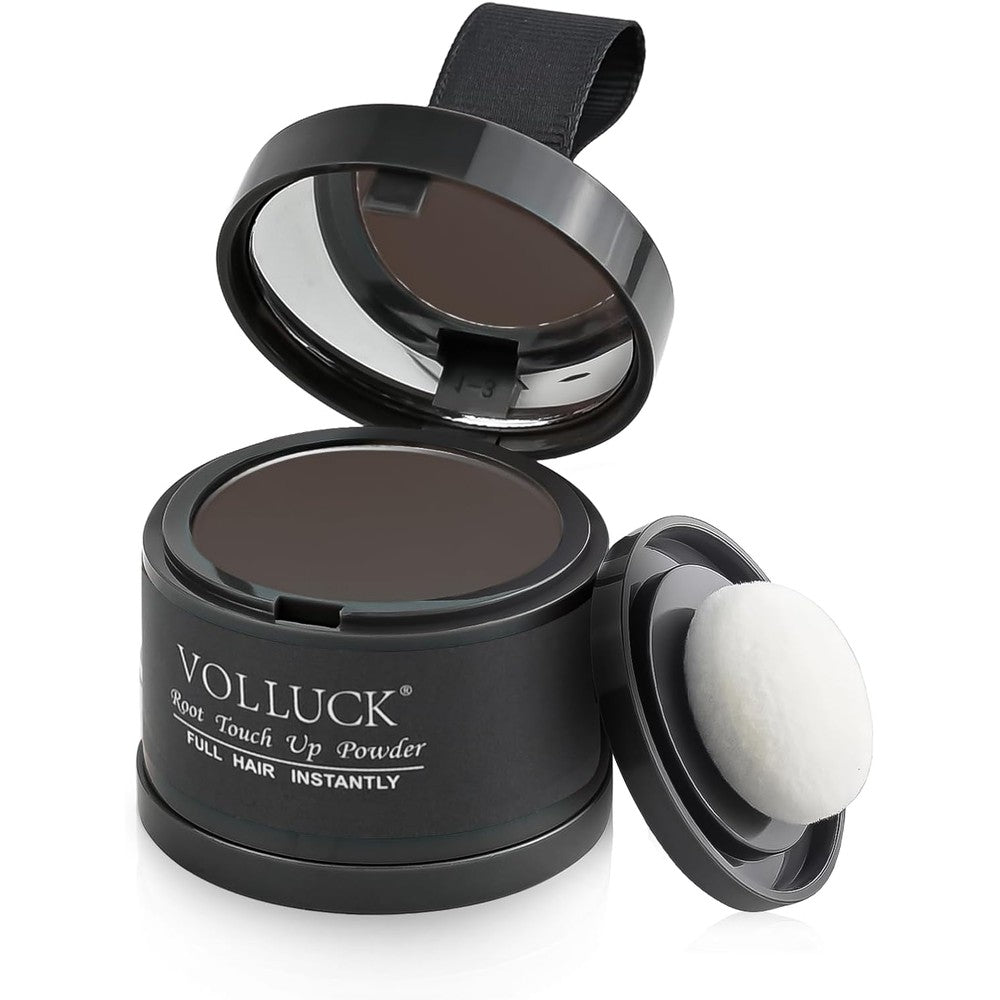 Volluck Root Touch Up Powder dark brown front view packaging