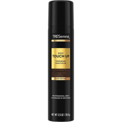TresemmÃ© Temporary Hair Color Root Touch-Up Dark Brown 2.5 Fluid Ounce front view