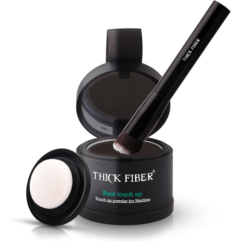 Thick Fiber Root Touch Up Powder Dark Brown front view packaging