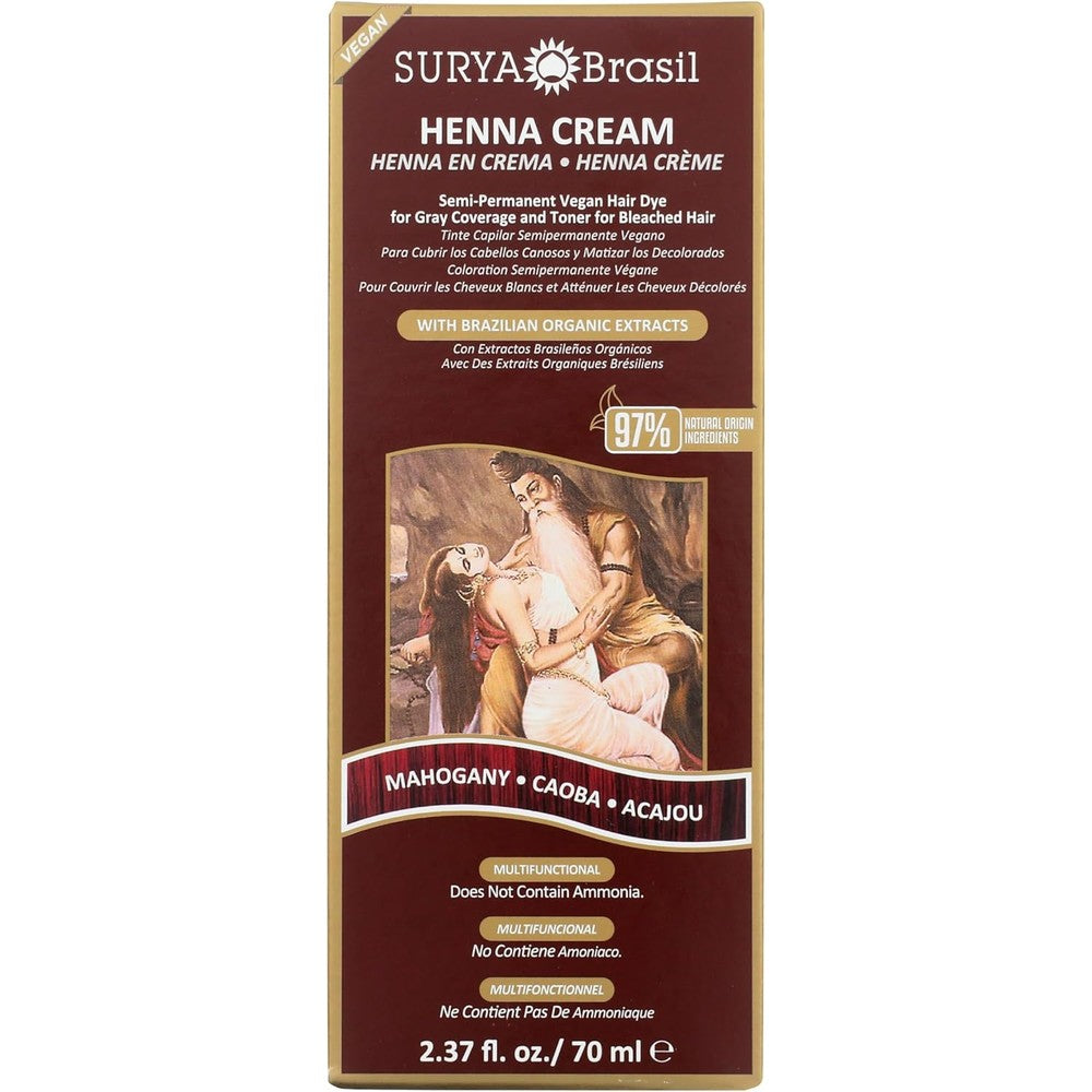 Surya Brasil Henna Cream Mahogany front view packaging