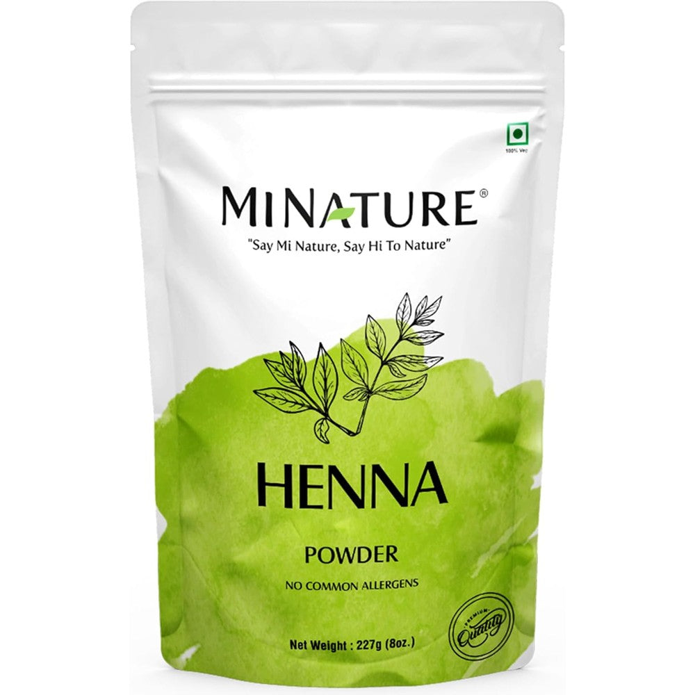 Minature Pure Henna Powder front pouch view natural hair coloring treatment