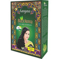 Kangana Black Henna Powder front packaging displaying grey hair coverage claims