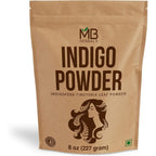 MB Herbals Pure Indigo Leaf Powder 227 Grams front view packaging
