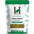 H&C Herbal Ingredients Expert Natural Henna Powder pouch front view for clean organic hair coloring