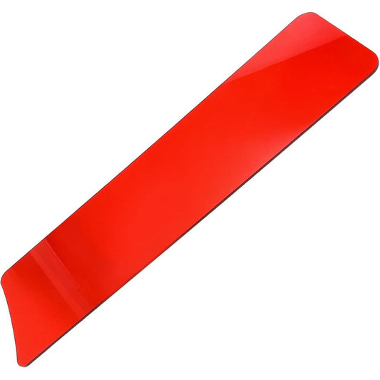 Merryhapy hair highlighting board red acrylic paddle front view