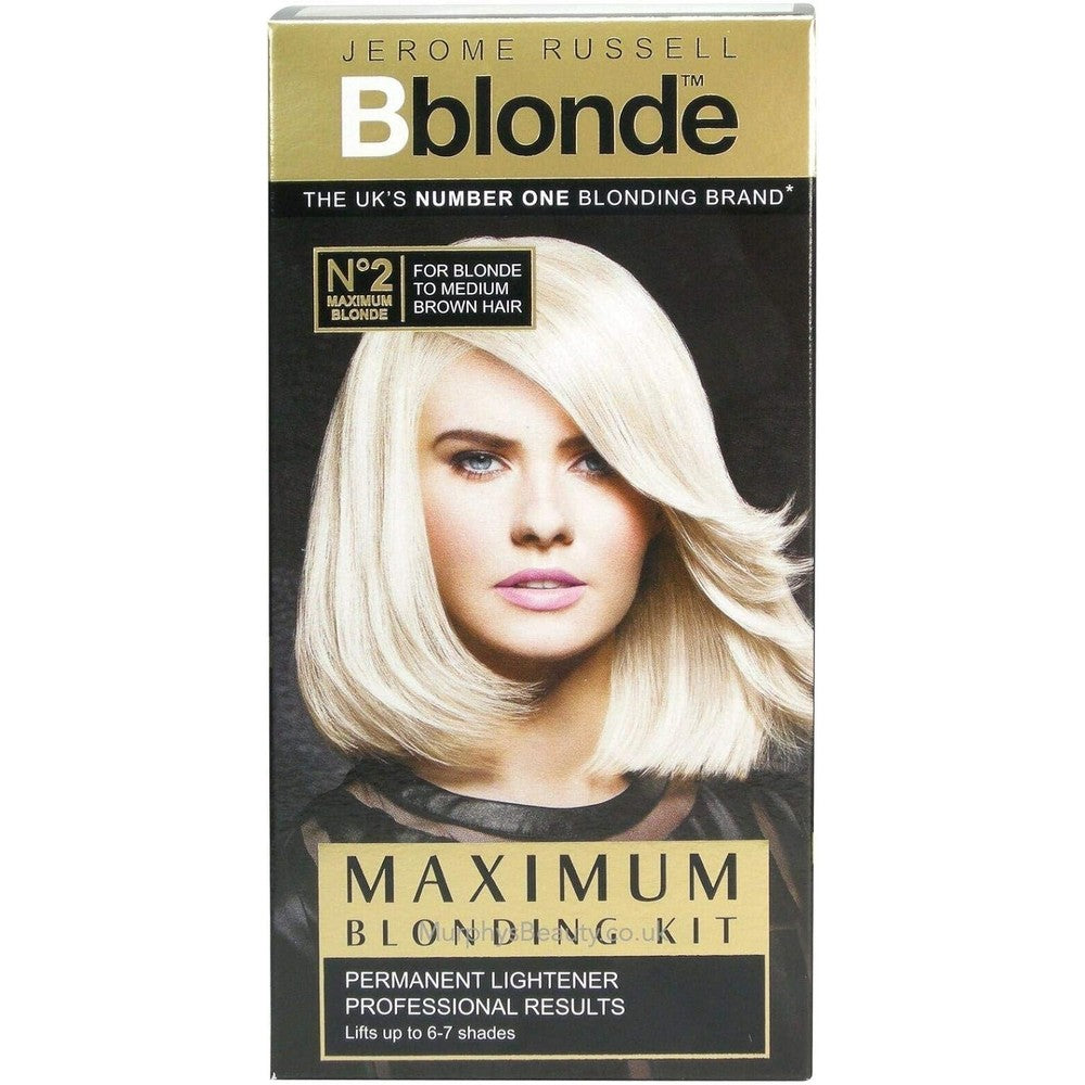 Jerome Russell BBlonde Medium Lift Blonding Kit front view of packaging