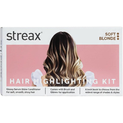 Streax Ultralights Hair Highlighting Kit Soft Blonde front view