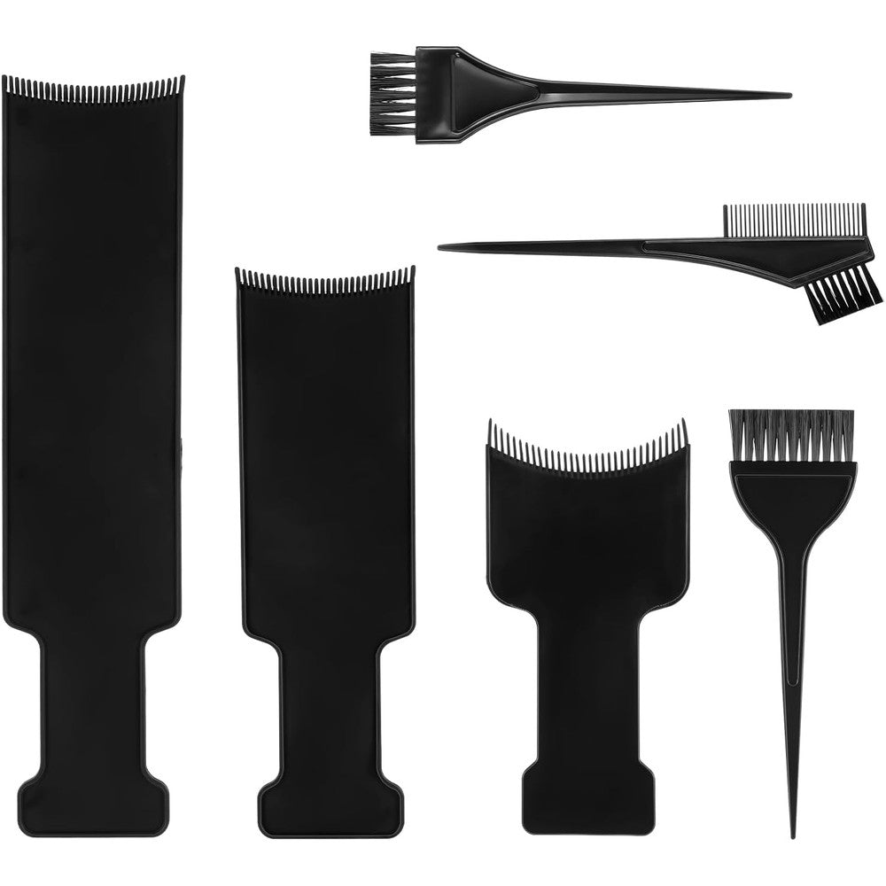 Lusofie 6 Pcs Balayage Board and Brush Kit front view