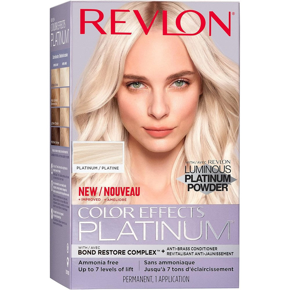 Revlon Color Effects Permanent Highlighting Kit 60 Platinum front of box