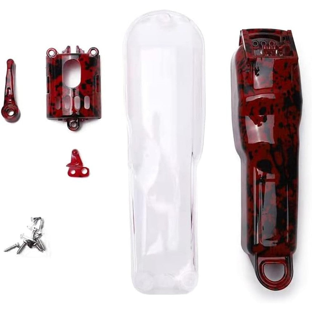 Home Centre Clipper Protector Camouflage Shell Kit front view showcasing the red pattern styling.