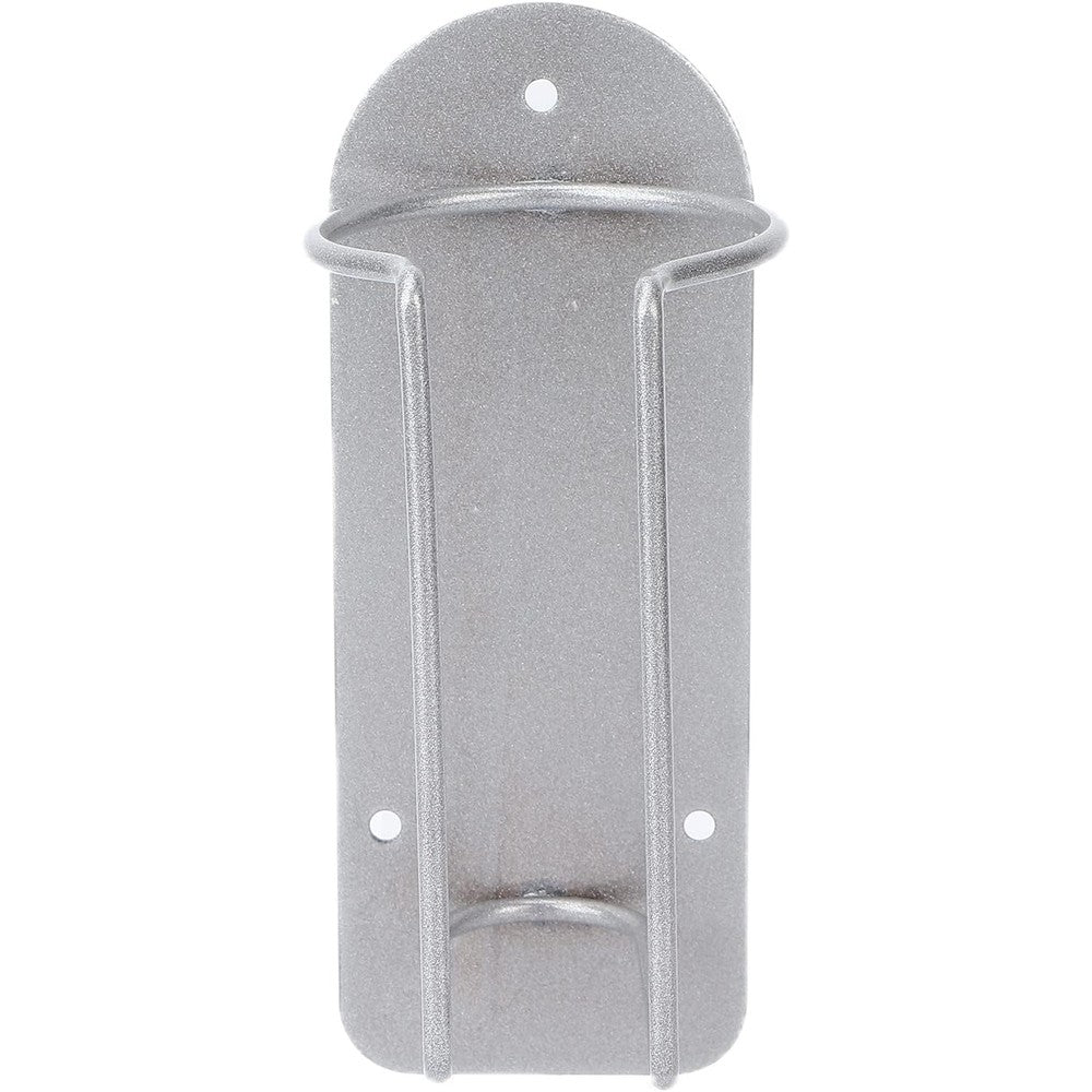 BSTCAR hair trimmer storage rack front view showcasing polished silver stainless steel construction