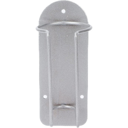 BSTCAR hair trimmer storage rack front view showcasing polished silver stainless steel construction