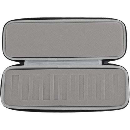 Zopsc hard EVA clipper blade case front view showing gray shockproof exterior