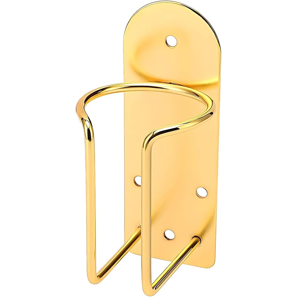 ZJchao stainless steel hair clipper holder front view gold wall mount professional barber tool organizer