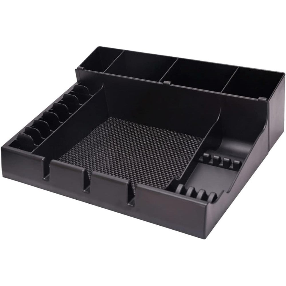 LALAFINA Clipper Guard Organizer front view showcasing multi compartment slots for barber tools