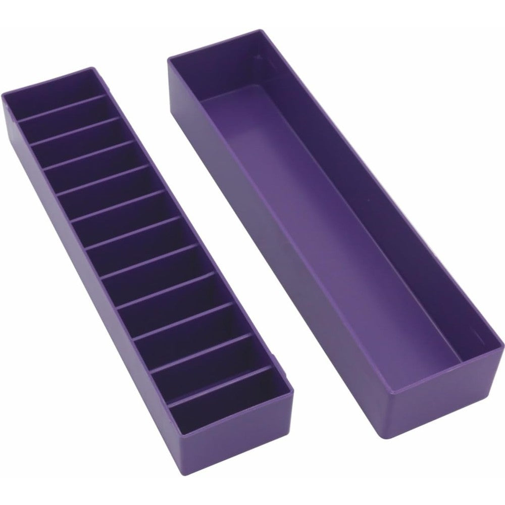 Laube mini blade case organizer purple two pack front view
