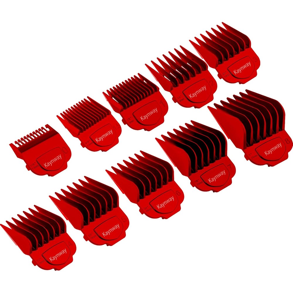 Kaynway magnetic clipper guards 10 piece set front view