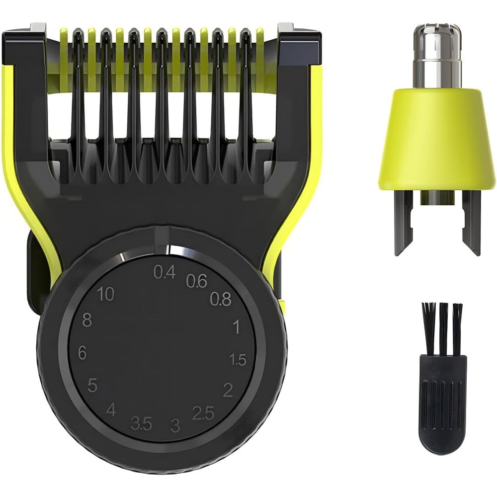 Senenatur adjustable guide comb and nose trimmer front view premium grooming accessories pack