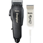 Wahl Professional All Star Combo front view showcasing the black corded designer clipper and peanut trimmer set