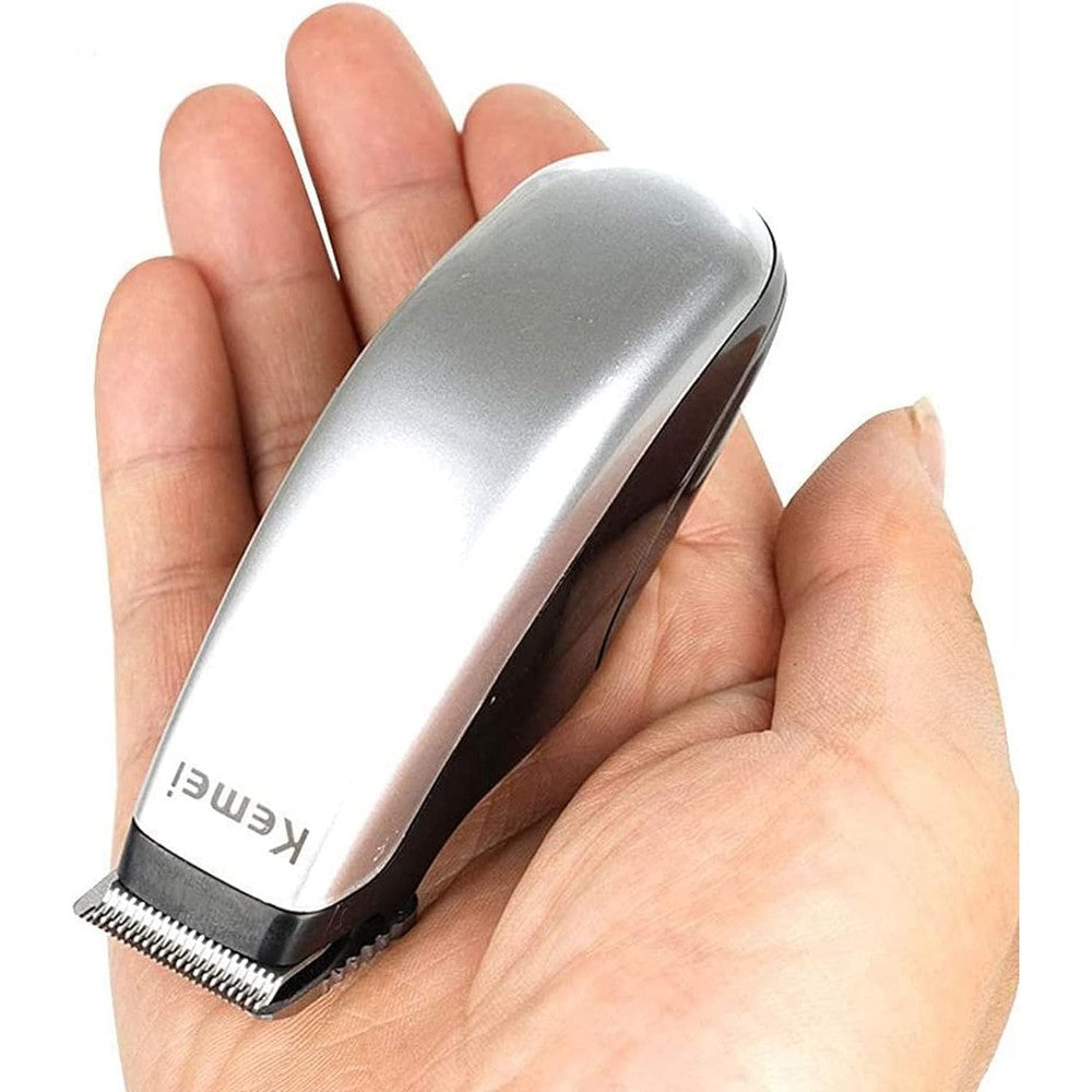 Kemei Original mini clippers trimmer groomer cordless self haircut kit front view showing compact design