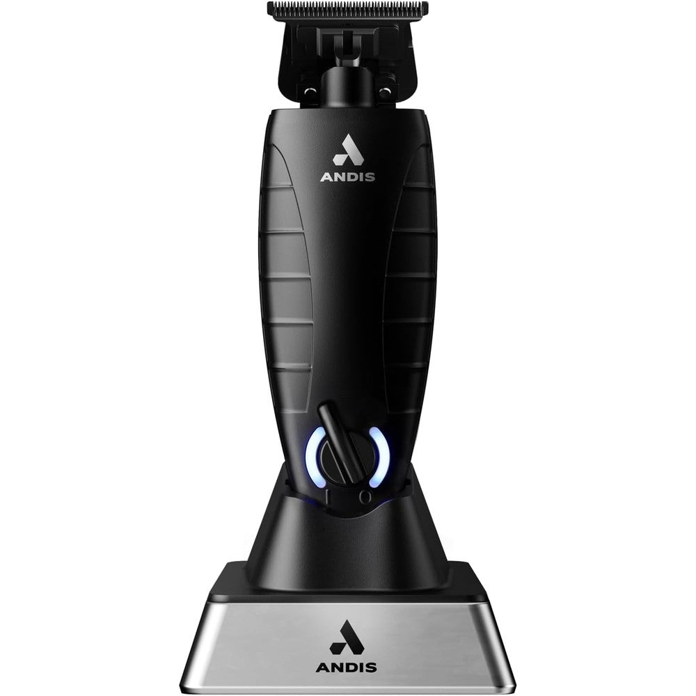Andis GTX-EXO Black Label Special Edition professional trimmer front view for precision hair detailing
