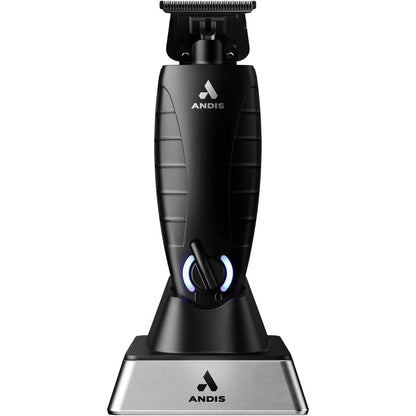 Andis GTX-EXO Black Label Special Edition professional trimmer front view for precision hair detailing