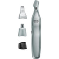 Wahl 5545-400 battery operated nose and ear hair trimmer in silver