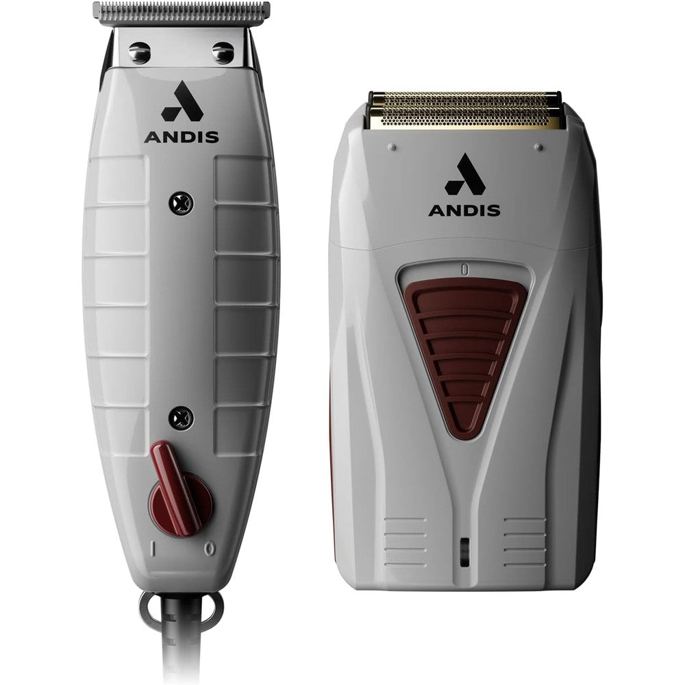 Andis 17270 Finishing Combo professional grooming kit front view.