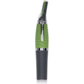 Micro Touch Max Hair Trimmer Green front view for facial grooming
