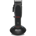 Stylecraft Rebel professional cordless hair clipper front view showing matte black body styling
