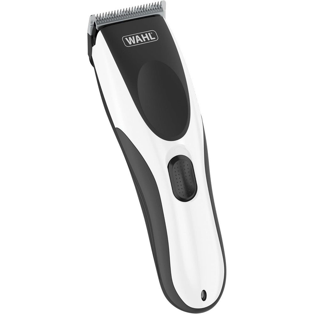 Wahl Home Pro Cordless hair clipper front view showing premium ergonomic design.