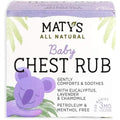 Maty's All Natural Baby Chest Rub front view for infant congestion relief