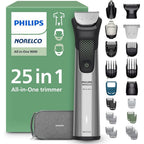 Philips Norelco All-in-One 9000 Series premium grooming trimmer front view.
