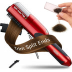 Split-Ender Pro 2 professional cordless split end hair trimmer in red front view