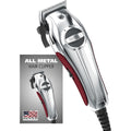 Wahl USA Pro Ultra Quiet corded hair clipper front view showing premium metal housing