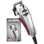 Wahl USA Pro Ultra Quiet corded hair clipper front view showing premium metal housing