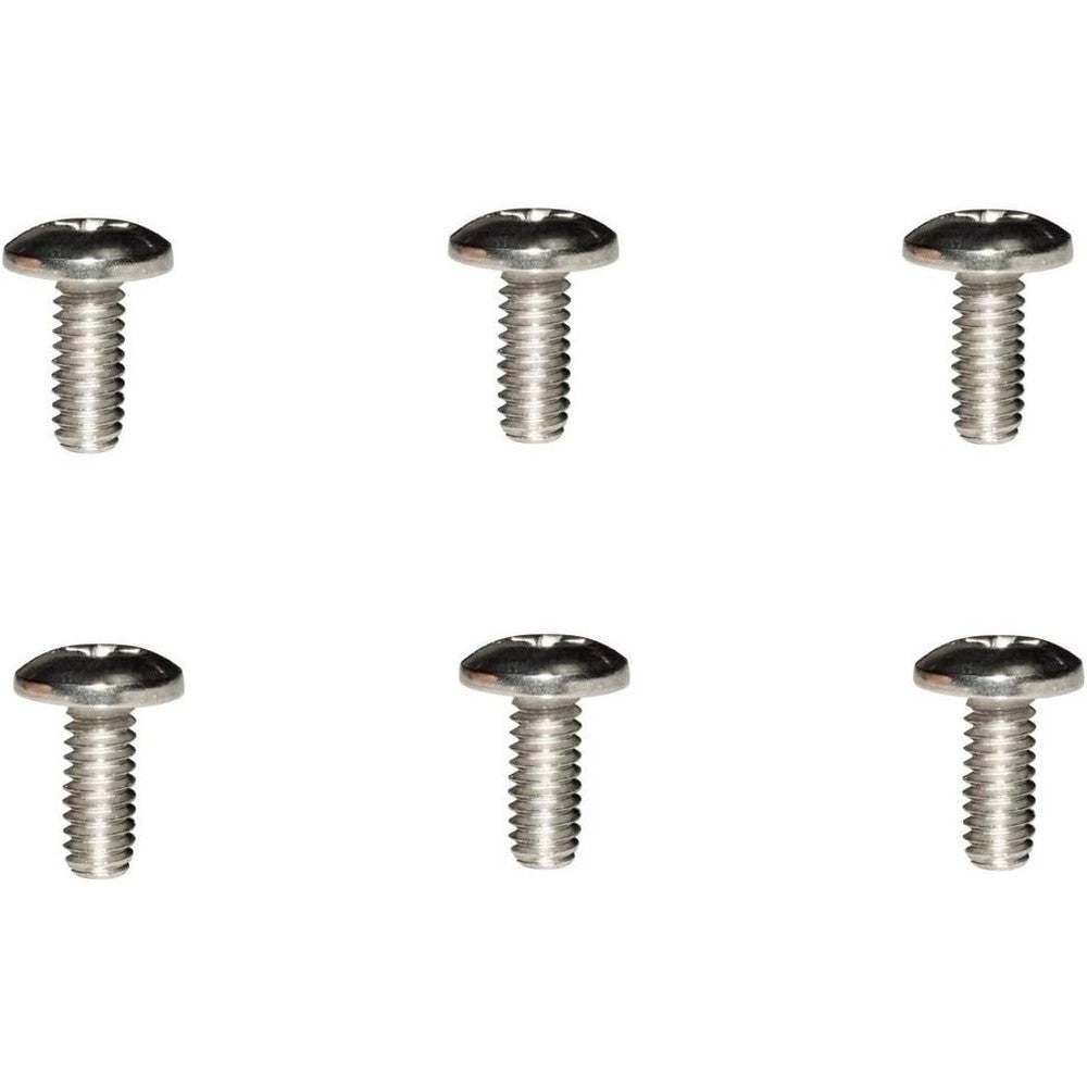 Univen clipper blade screws 6 piece set for Andis trimmers front view
