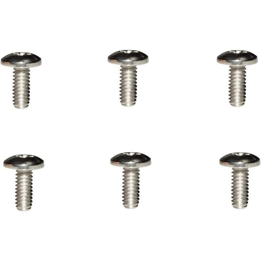 Univen clipper blade screws 6 piece set for Andis trimmers front view