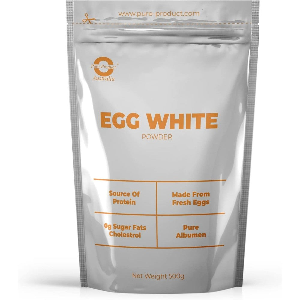 Pure Product Australia Egg White Protein Powder 1kg front view unflavored supplement